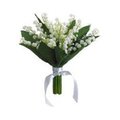Allstate FBQ121-CR 10 in. Lily of The Valley Bouquet Cream- Pack of 6 FBQ121-CR